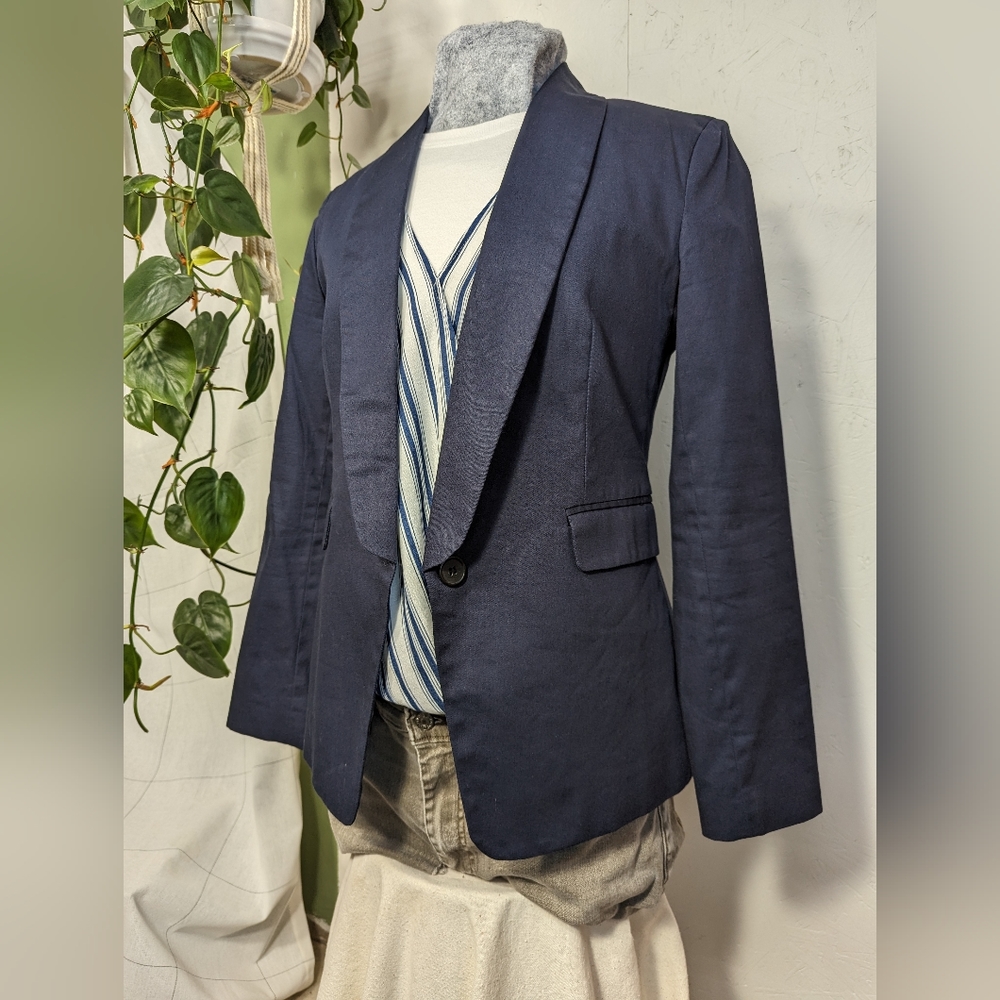 Wildfang Navy Blue Tailored Blazer